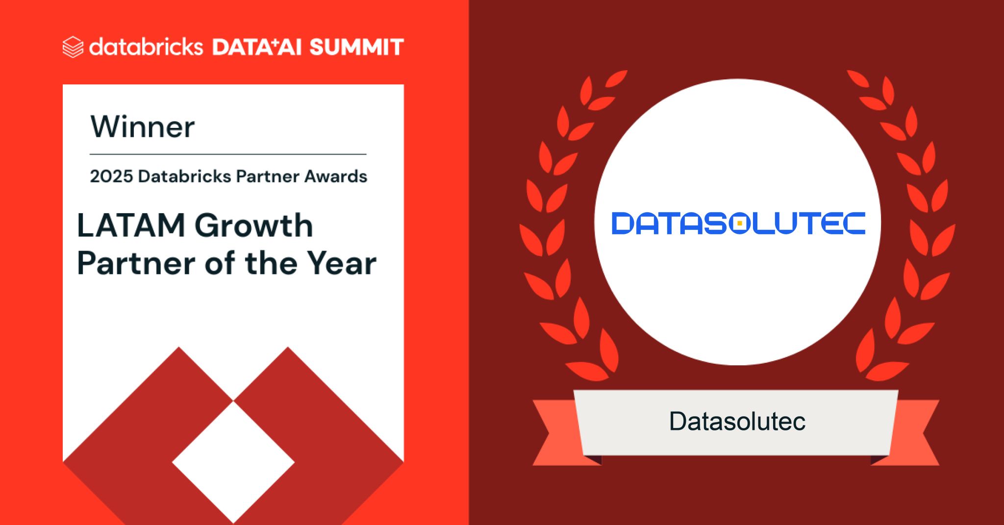 Somos LATAM Partner of the Year – Growth pela Databricks